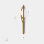Lux Gold Brushed Cabinet Door Handles - Gold brushed small