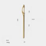 Lux Gold Brushed Cabinet Door Handles - Gold brushed large